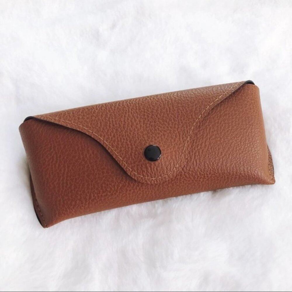 Harley Brown Faux Leather Sunglasses Case - Picture 7 of 9